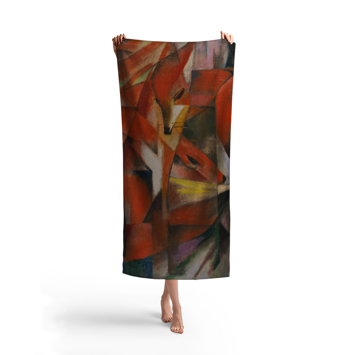 Badetuch Füchse - Franz Marc