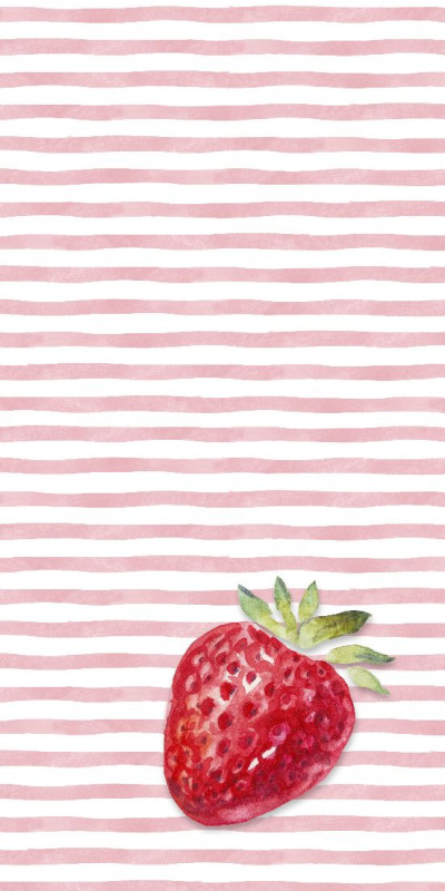 Duschtuch Strawberry Stripes
