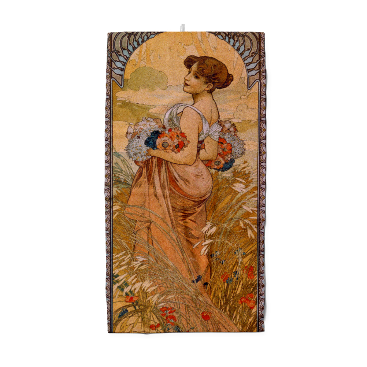 Duschtuch Jahreszeiten: Der Sommer - Alfons Mucha