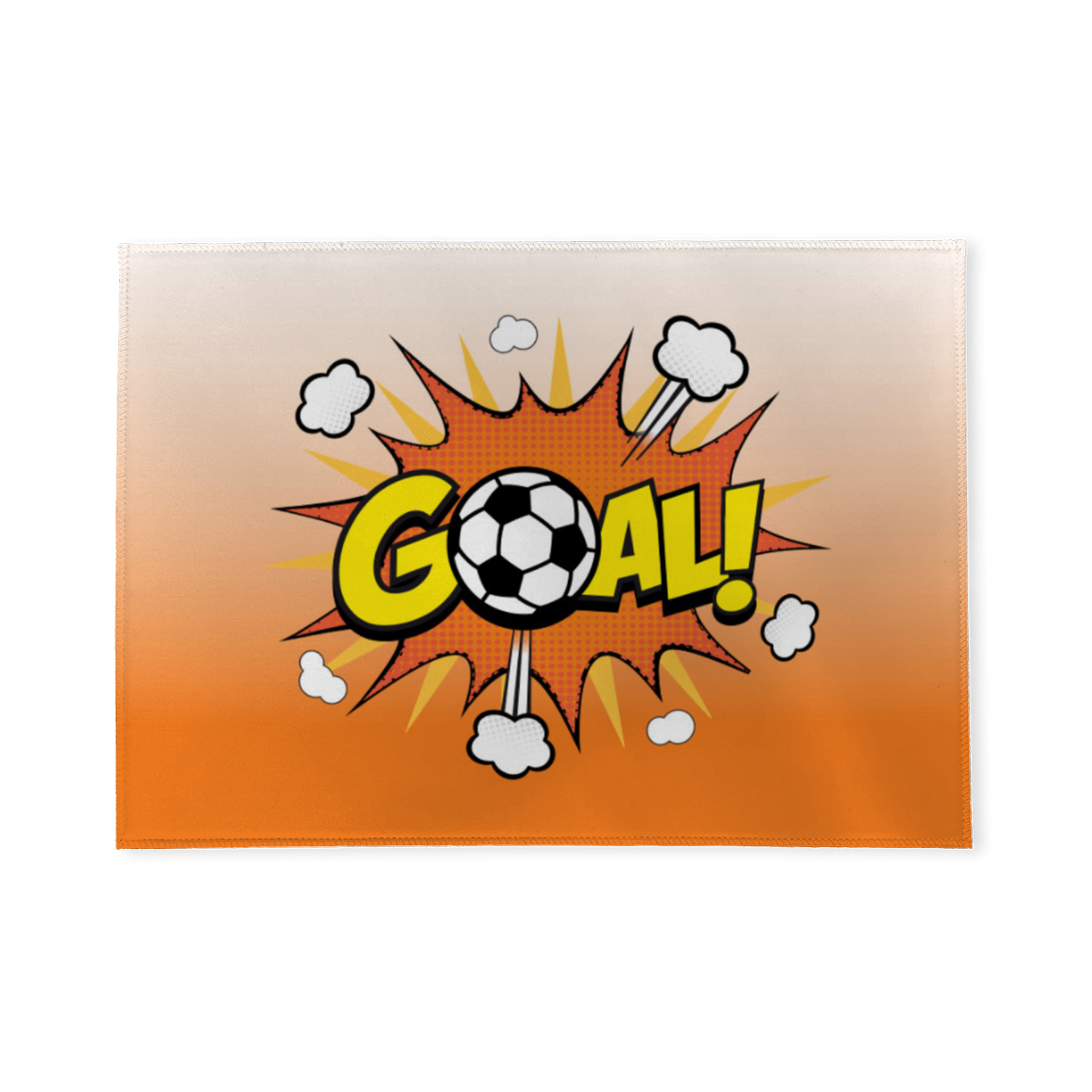 Fußmatte Comic-Style "Goal"