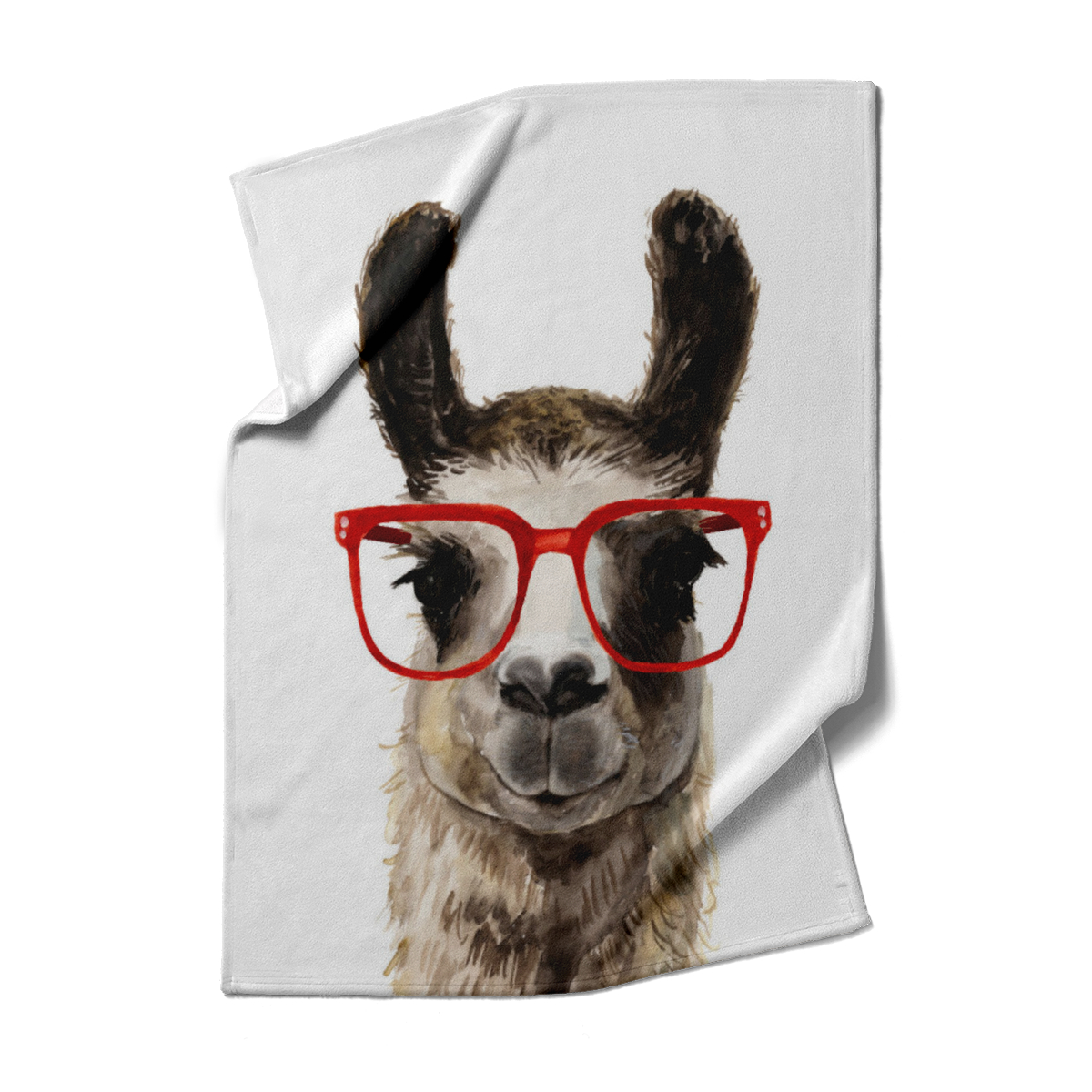 Fleece-Decke Lama
