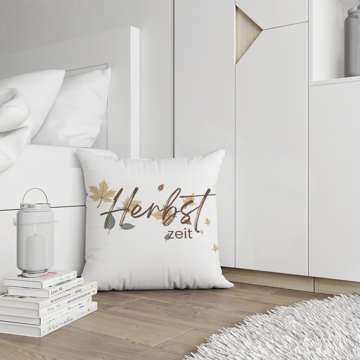Samtkissenbezug Herbstzeit Samtkissenbezug Herbstzeit