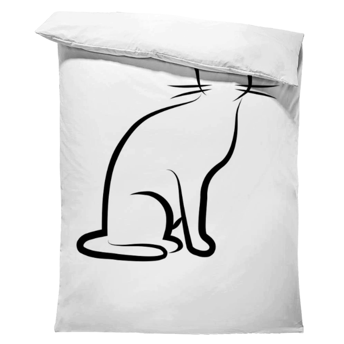 Bettwäsche-Set Black Cat 1 Baumwolle