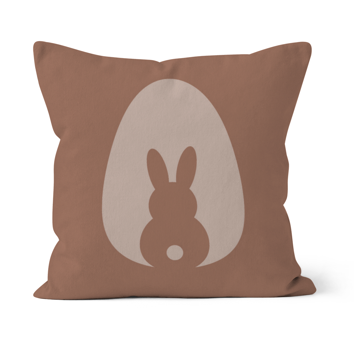 Samtkissenbezug Hase im Ei