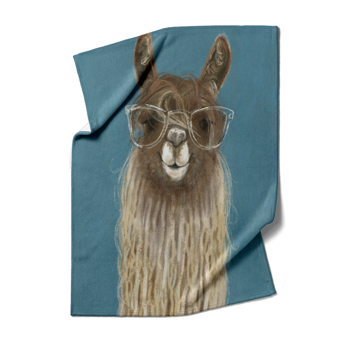 Fleece-Decke Lama