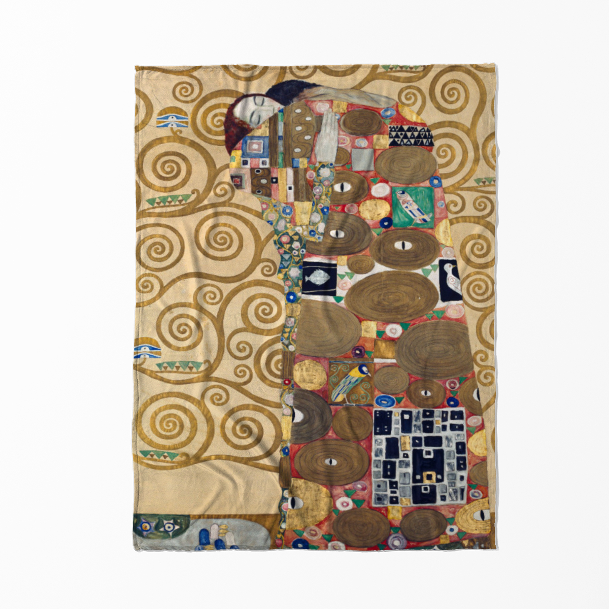 Kuscheldecke Die Erfüllung Klimt