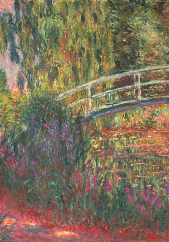 Duschvorhang Monet - Japanische Brücke