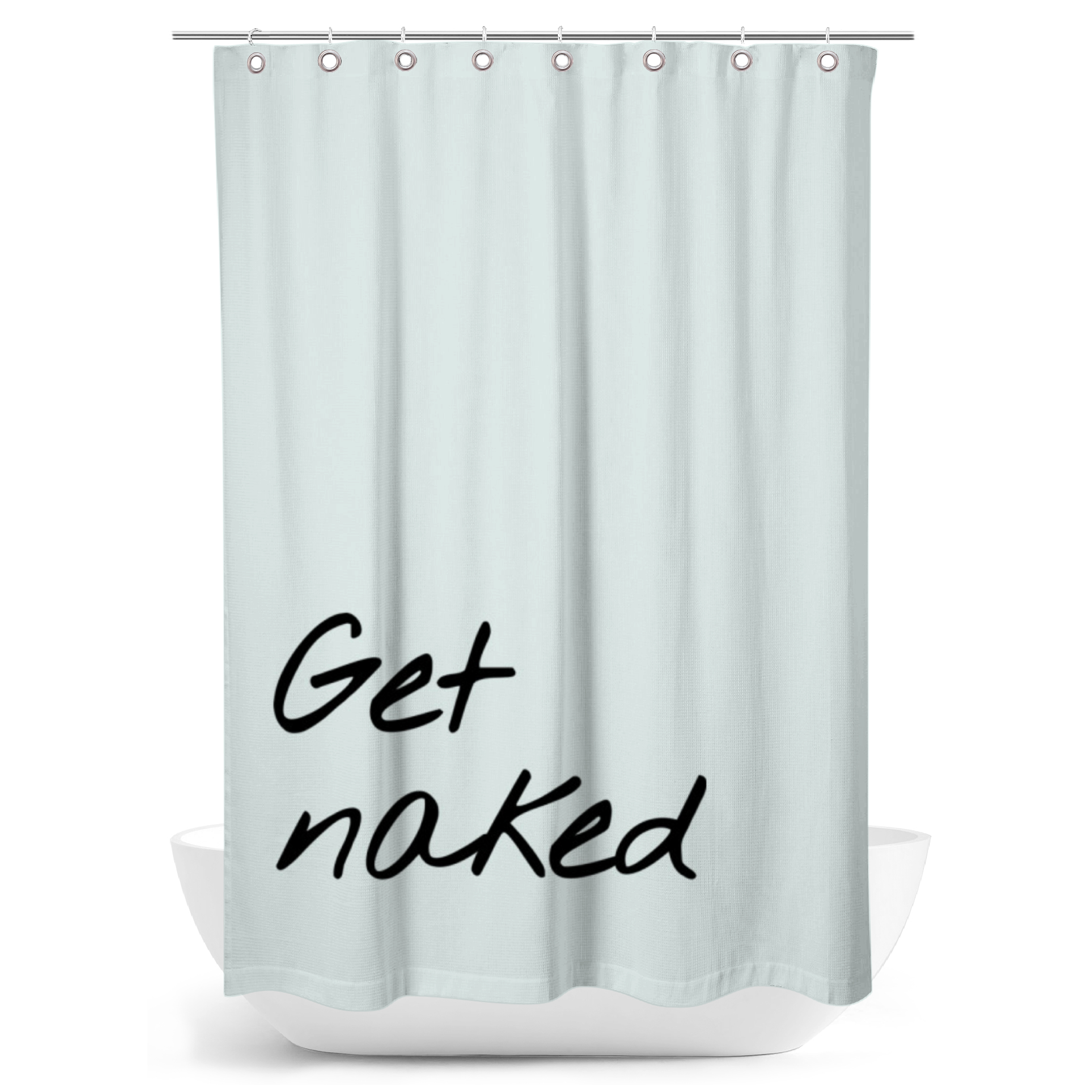 Duschvorhang Get naked