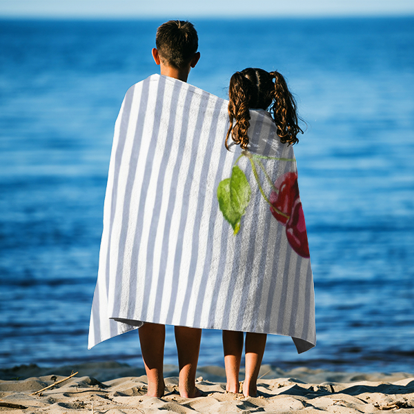 Strandtuch Cherry Stripes