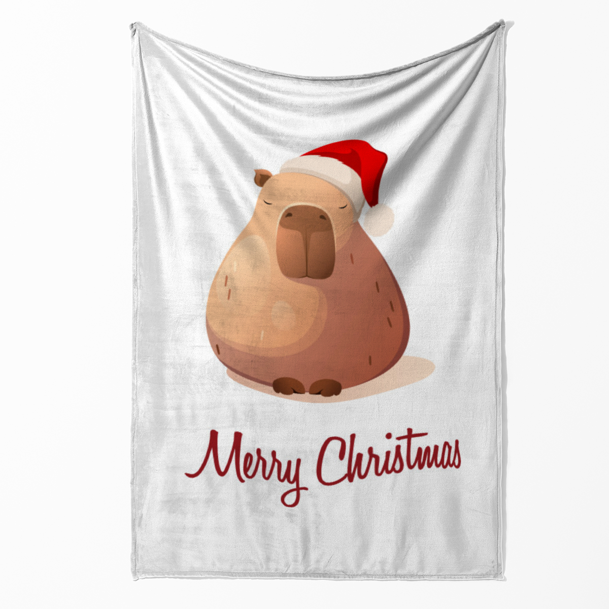 Wohndecke Weihnachtscapy mit Mütze