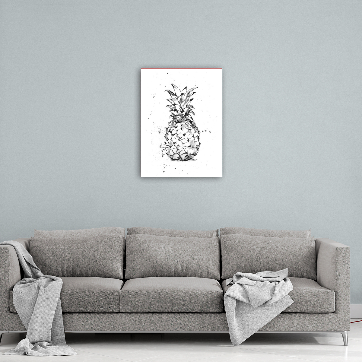 Premium-Leinwand Ananas