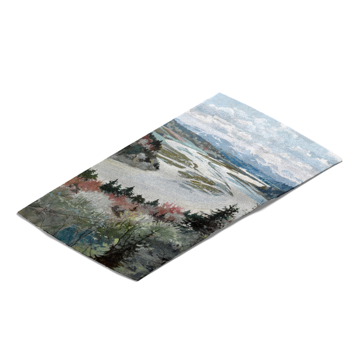 Handtuch Landschaft im Isartal - Alfred Haushofer