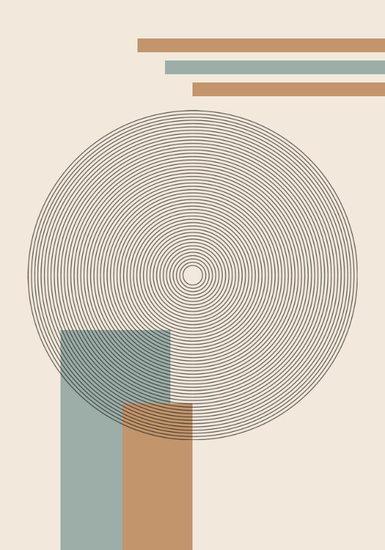 Duschvorhang Geometrisch