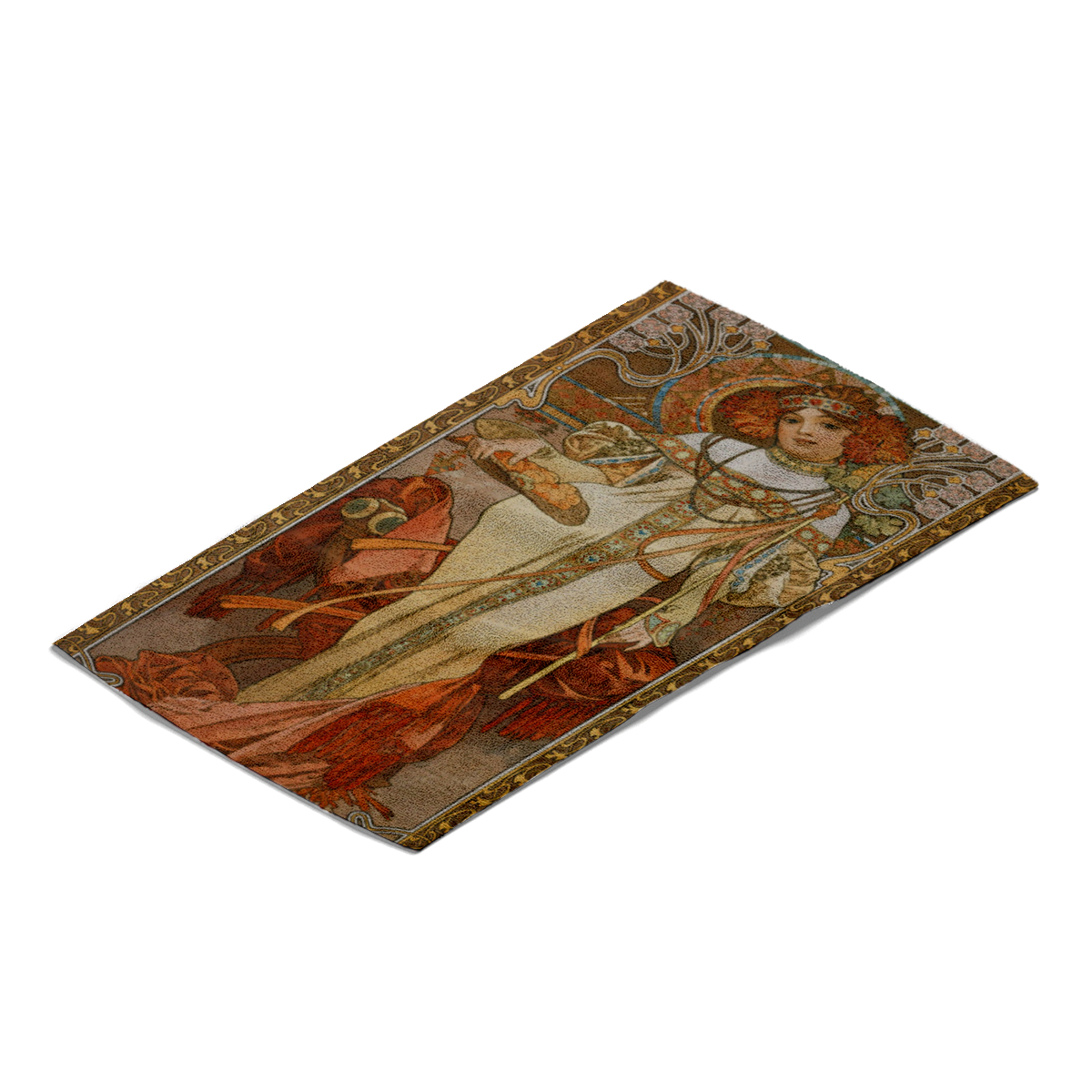 Duschtuch Jahreszeiten: Der Herbst - Alfons Mucha