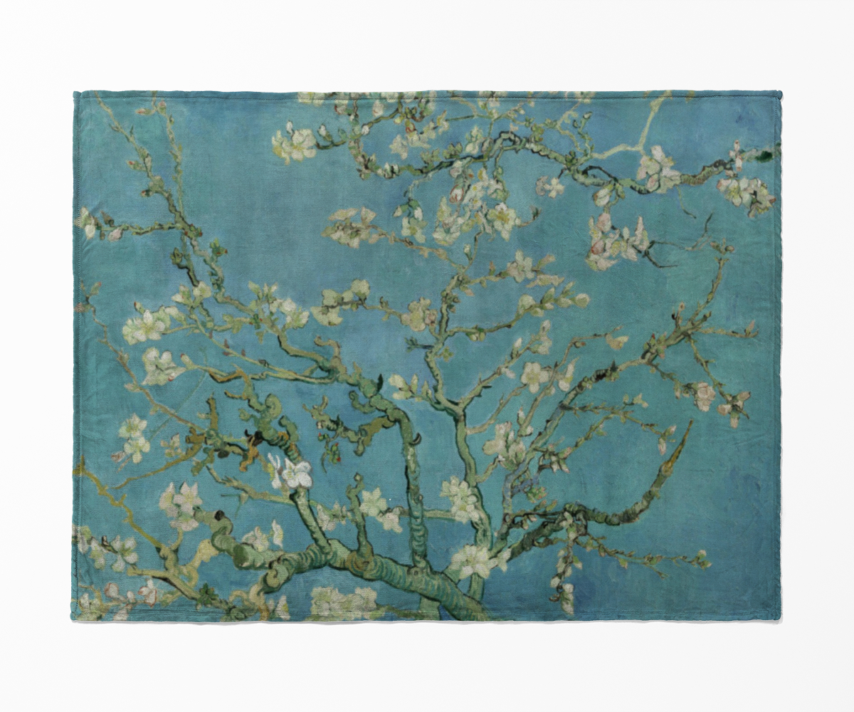 Wohndecke Mandelblüte - Van Gogh