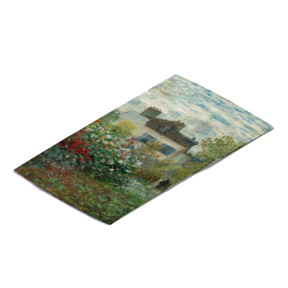  Duschtuch Der Garten des Künstlers in Argenteuil - Claude Monet