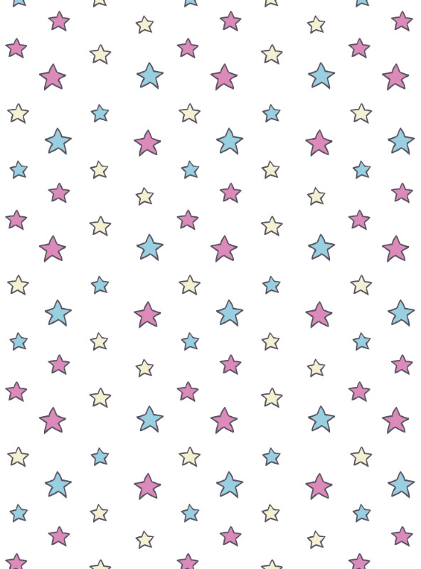 Kinderbettwäsche-Set Colorful Stars Mikrofaser