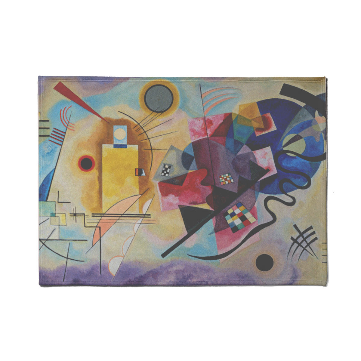 Fleece-Decke Kandinsky