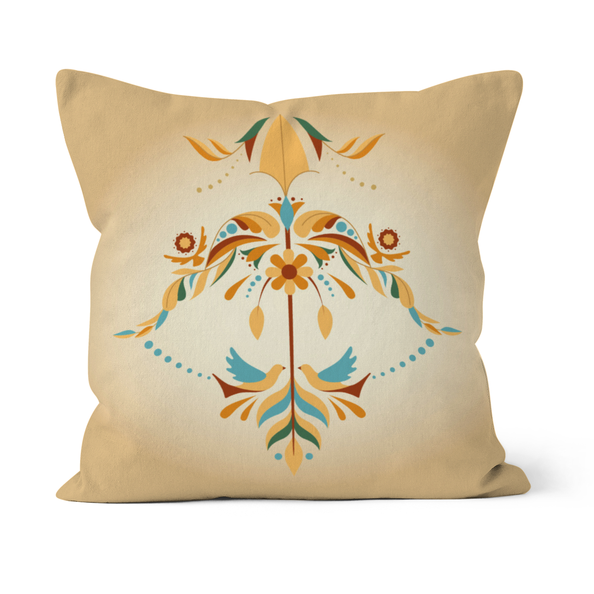 Samtkissen Zodiac Art – Schütze floral