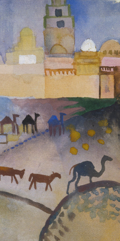 Duschtuch Kairouan I - August Macke