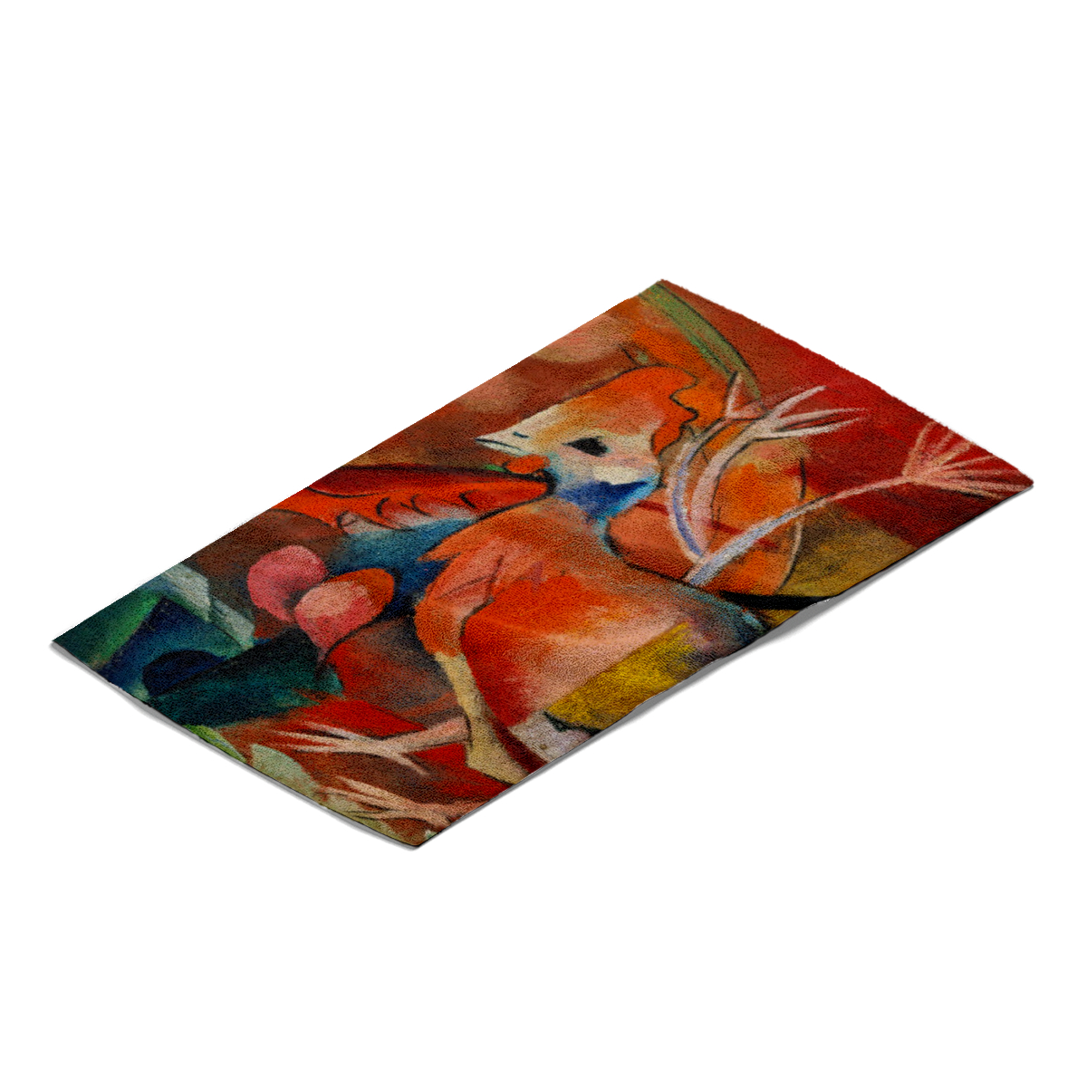 Handtuch Bild mit Vögeln - Franz Marc