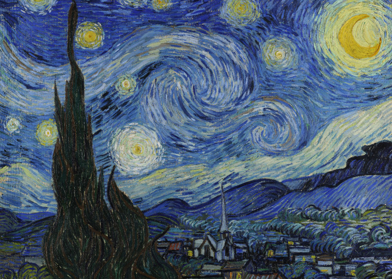 Fußmatte Sternennacht Van Gogh