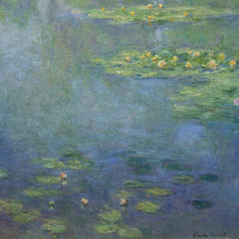 Kissenbezug Seerosenteich Monet