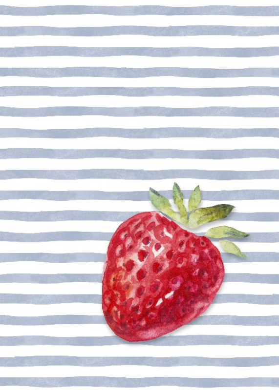 Geschirrtuch Strawberry Stripes