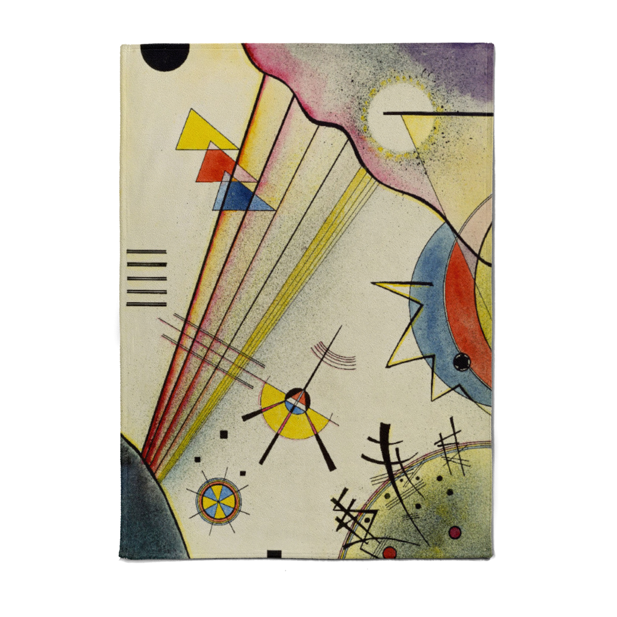 Fleece-Decke Kandinsky