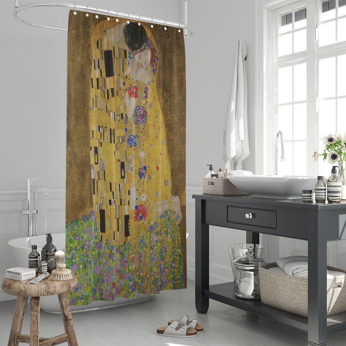 Duschvorhang Klimt - Der Kuss