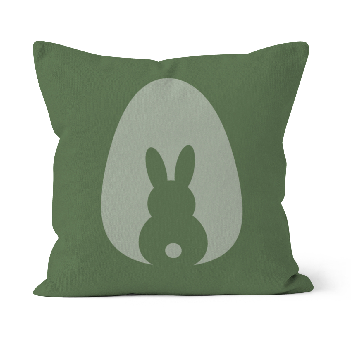 Samtkissenbezug Hase im Ei