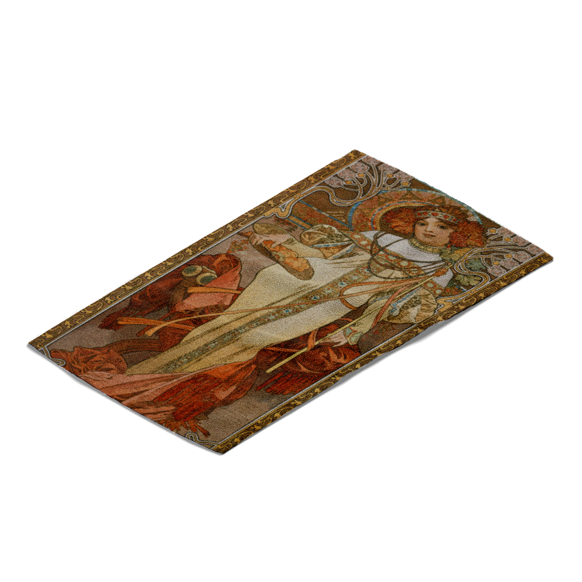 Handtuch Jahreszeiten: Der Herbst - Alfons Mucha