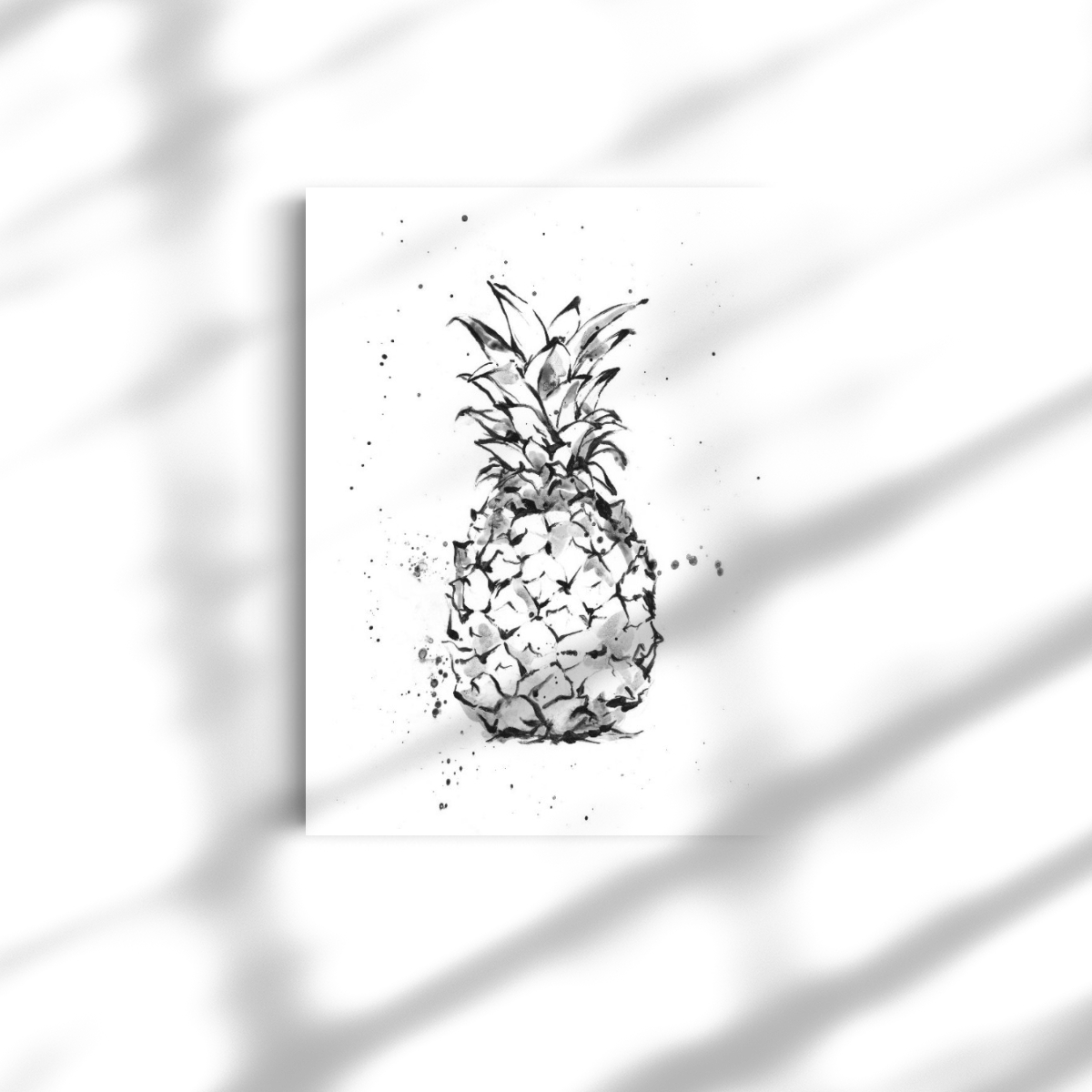 Premium-Leinwand Ananas