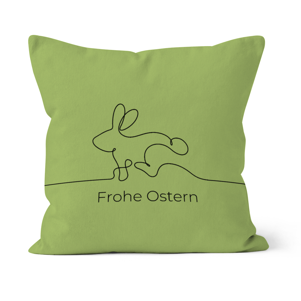 Kissenbezug Hase mit Aufdruck Frohe Ostern