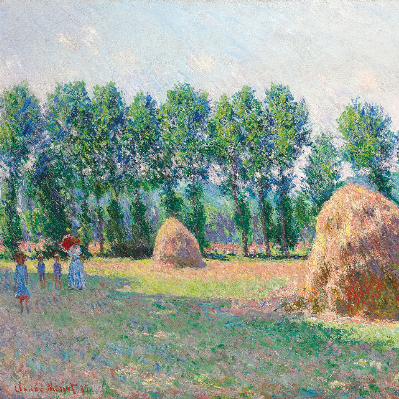 Kissenbezug Heuschober Monet