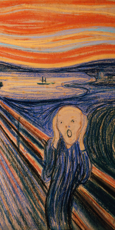 Handtuch Der Schrei - Edvard Munch