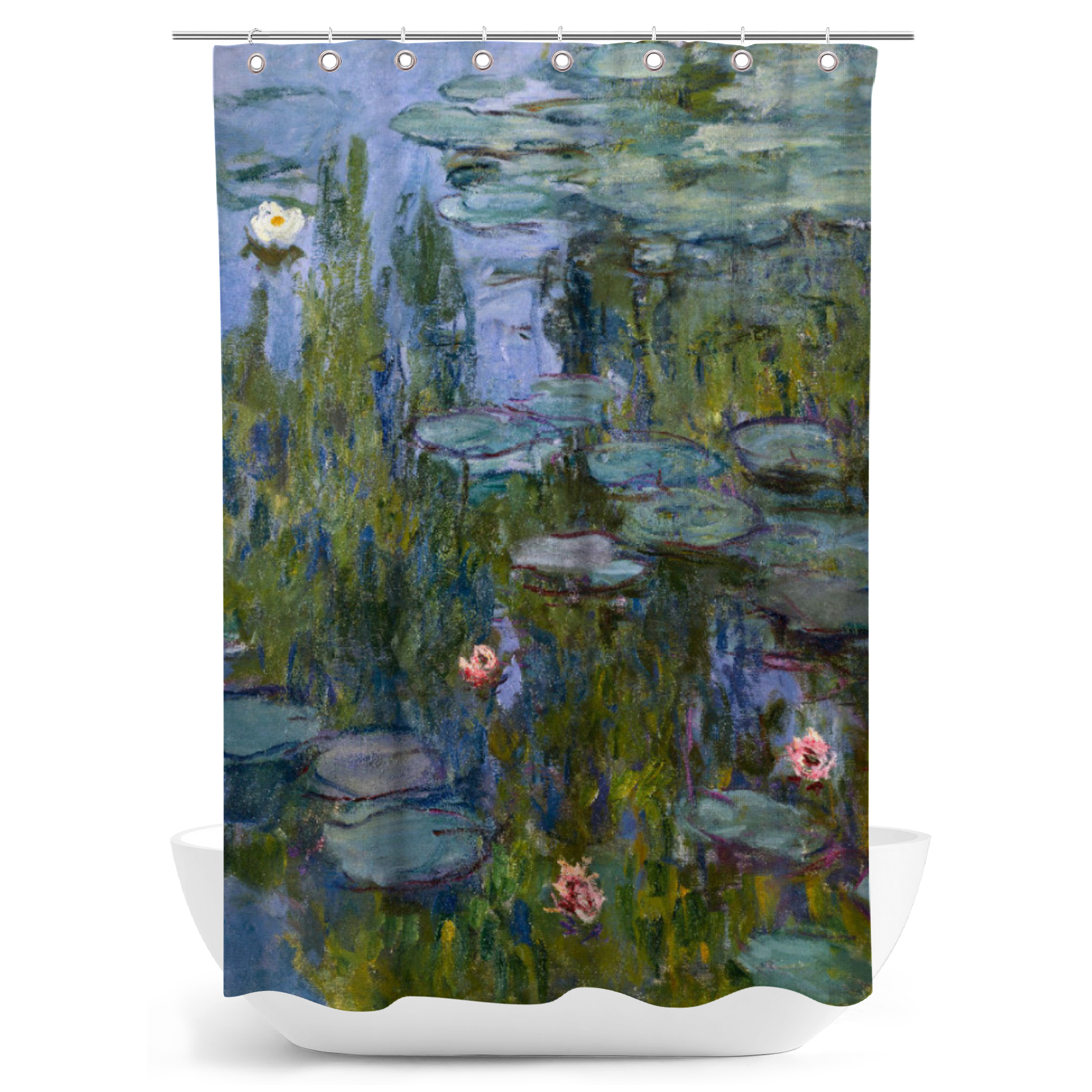 Duschvorhang Monet - Seerosen