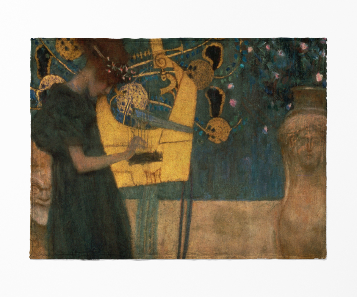 Kuscheldecke Die Musik Klimt