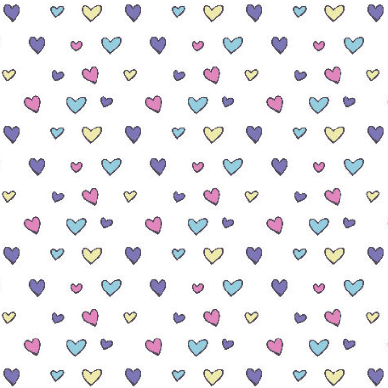 Bettwäsche Colorful Hearts Mikrofaser