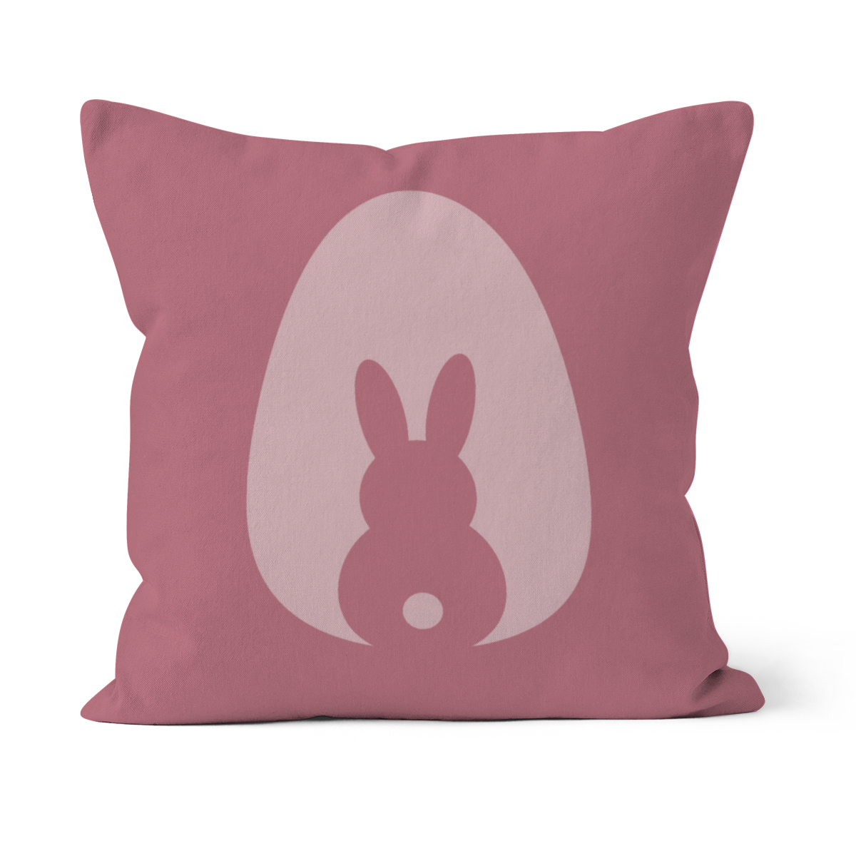 Samtkissenbezug Hase im Ei