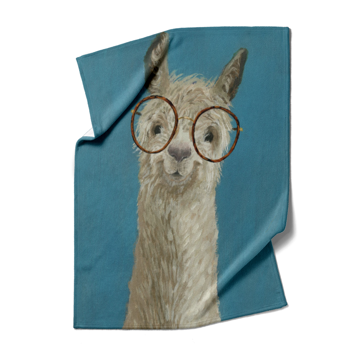 Fleece-Decke Lama