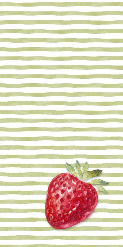 Duschtuch Strawberry Stripes