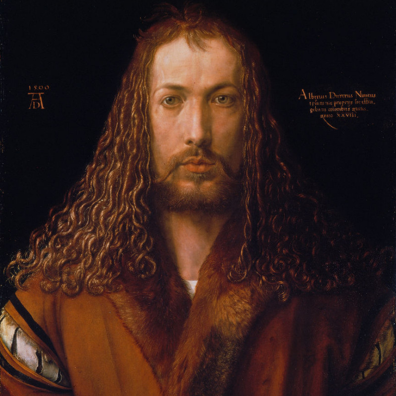 Samtkissenbezug Selbstbildnis Dürer