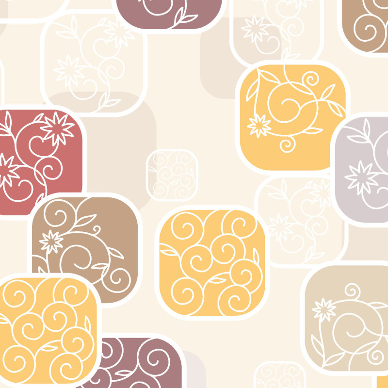 Bettwäsche-Set Herbstliche Ornamente Mikrofaser