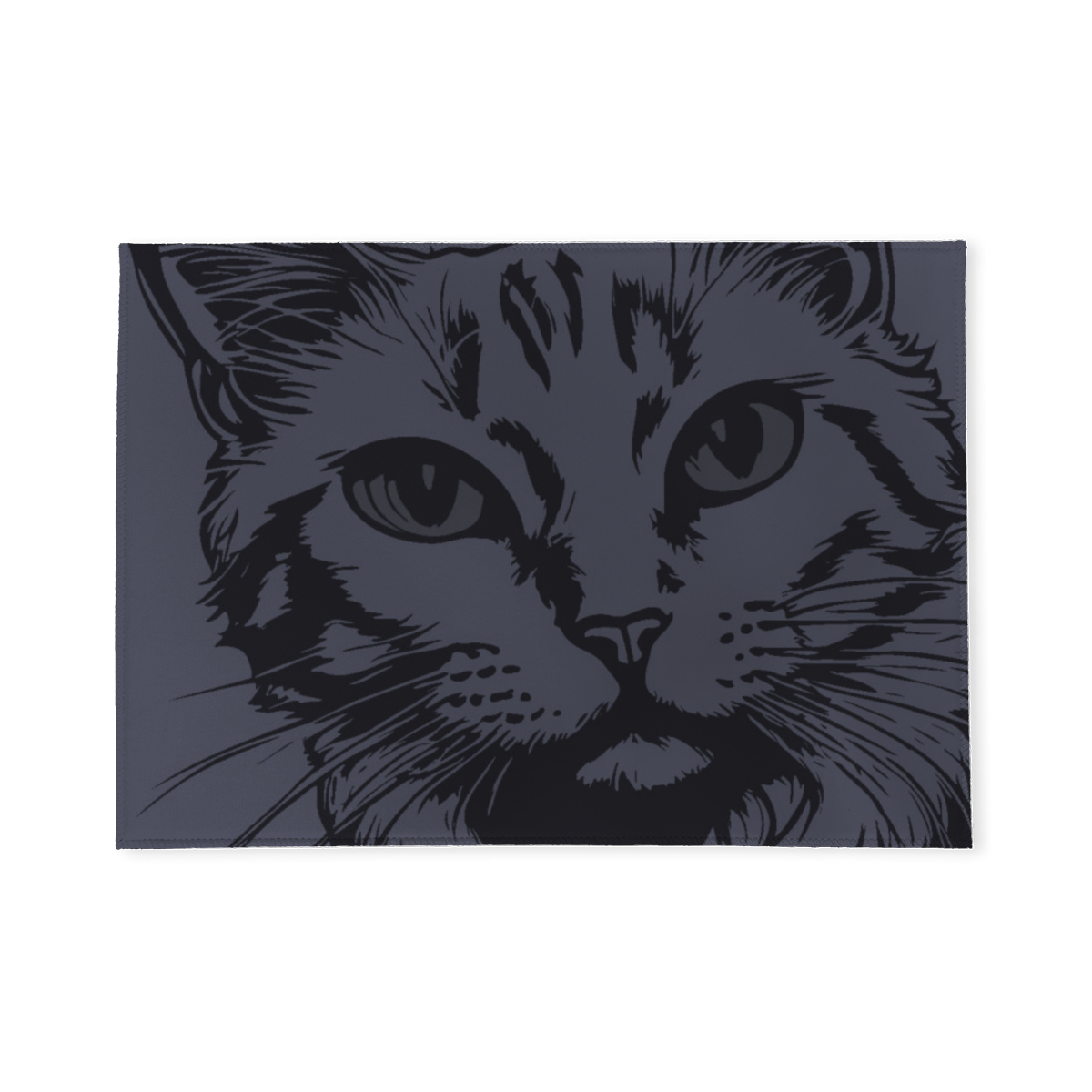 Fußmatte Katzenporträt