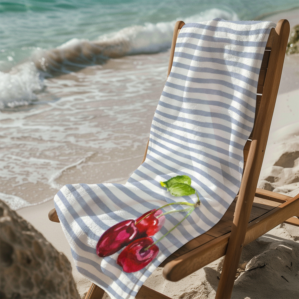 Strandtuch Cherry Stripes
