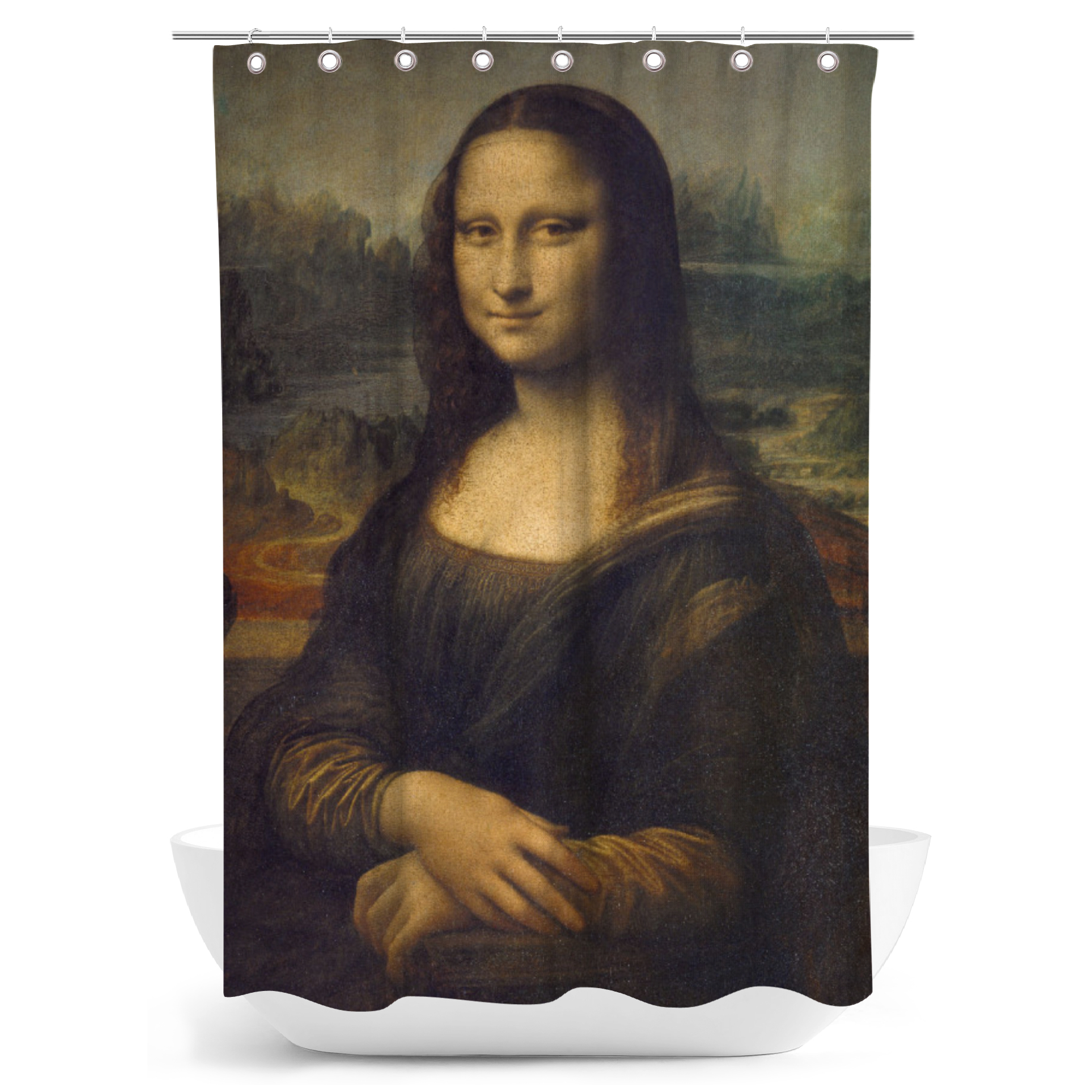 Duschvorhang Da Vinci - Mona Lisa