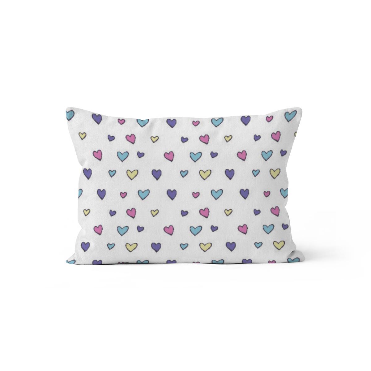 Kinderbettwäsche-Set Colorful Hearts Baumwolle