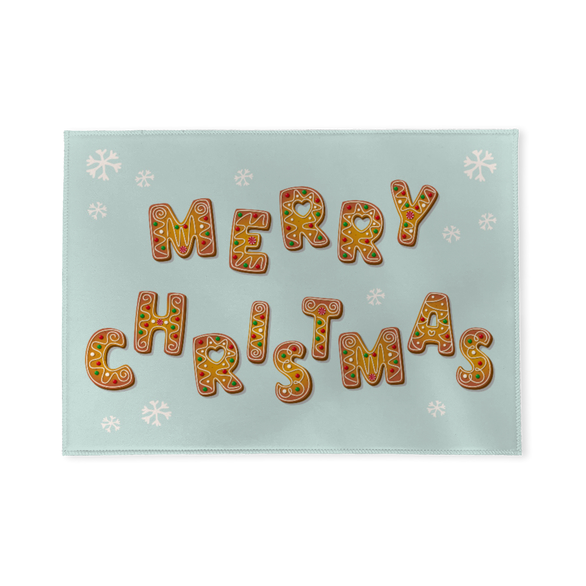 Fußmatte Gingerbread Letters