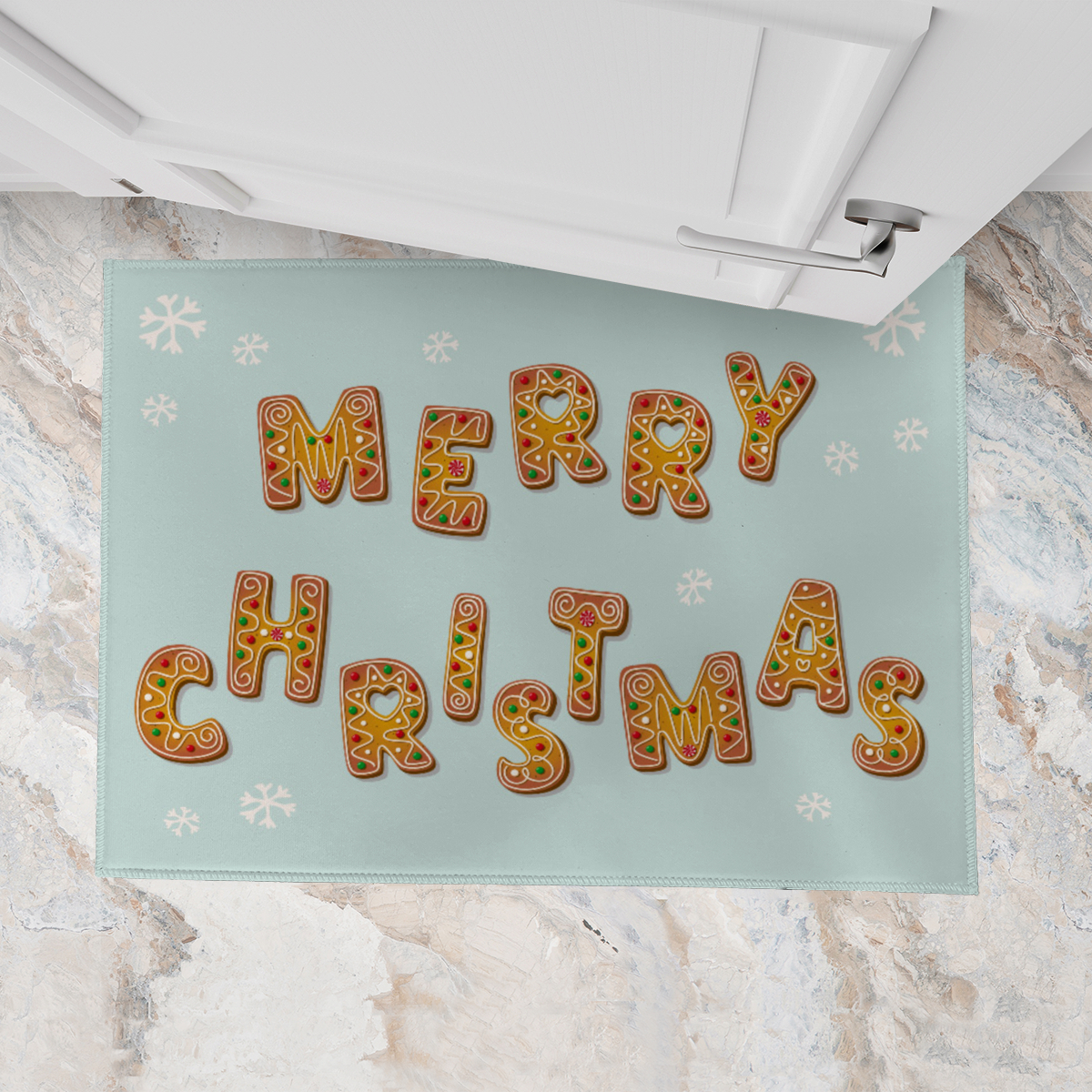 Fußmatte Gingerbread Letters